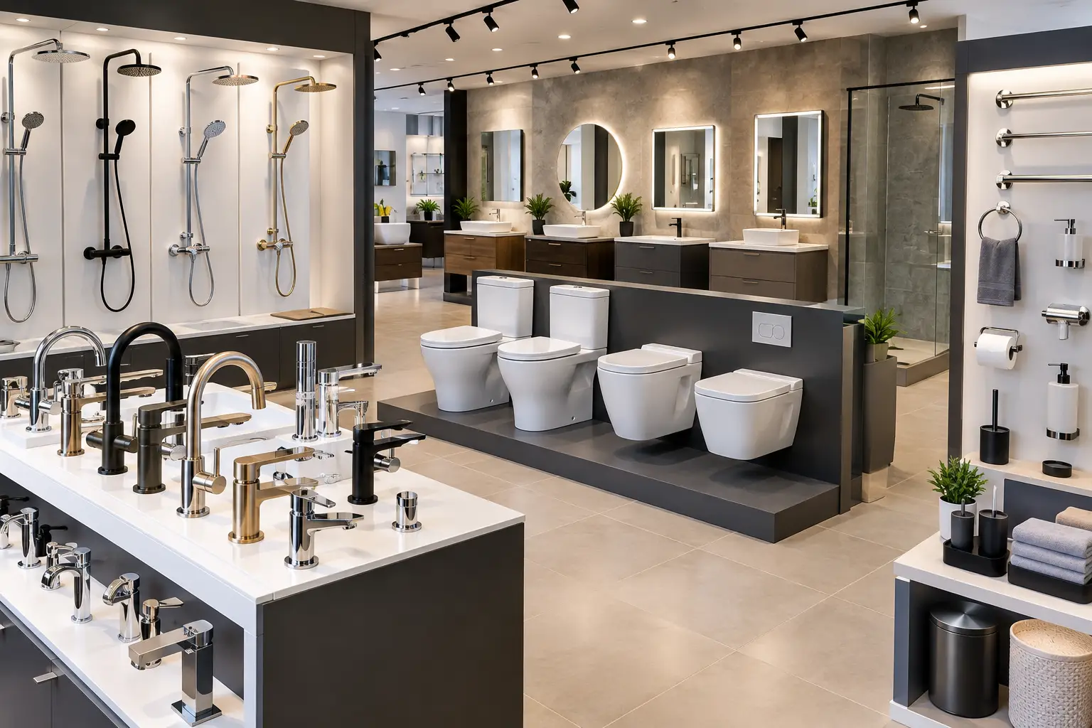 Modern Bathroom Fixtures Showroom.webp